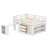 Fynnley Kids Full Loft Bed with Drawers-675852185