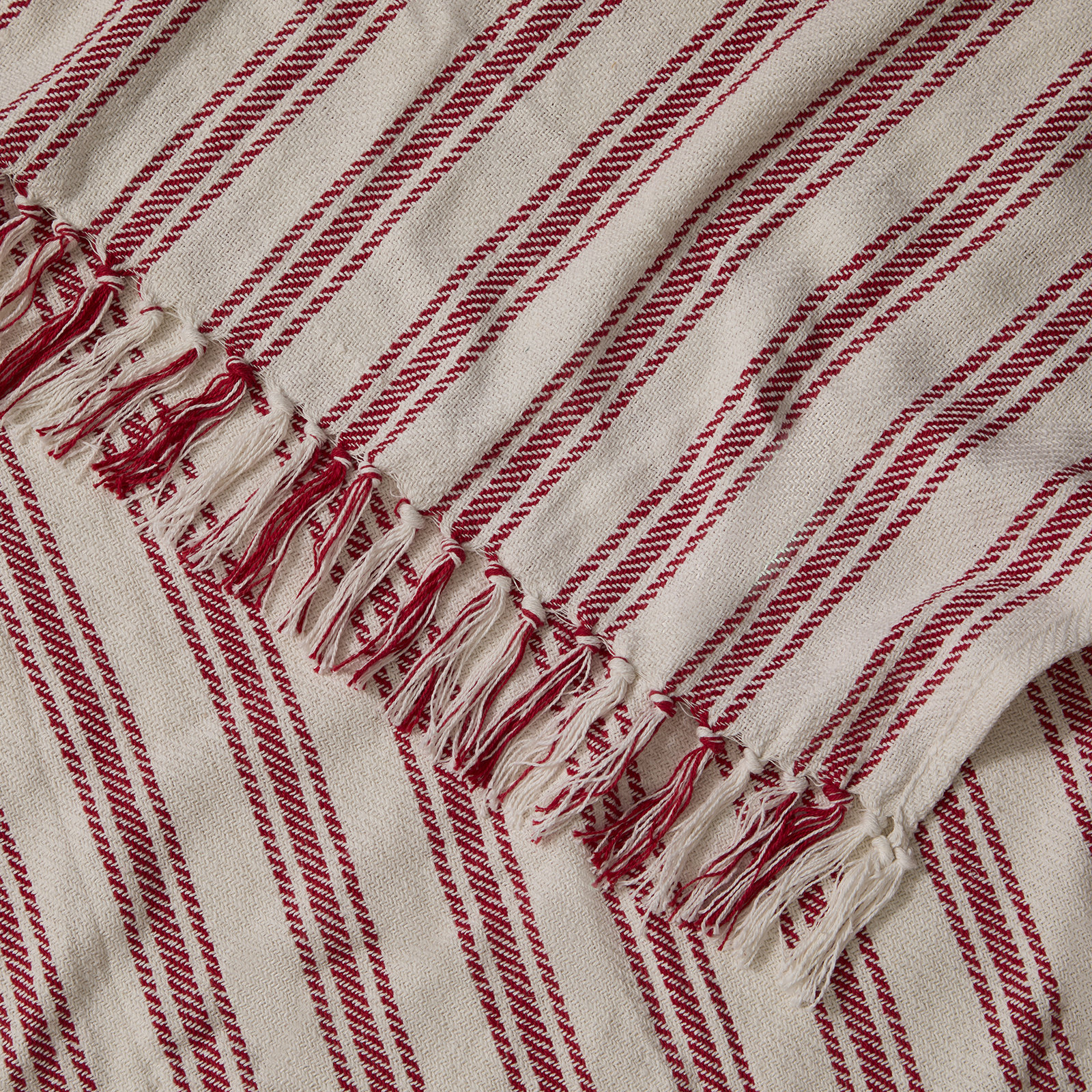 Memphis Cotton Throw Blanket, Crimson
