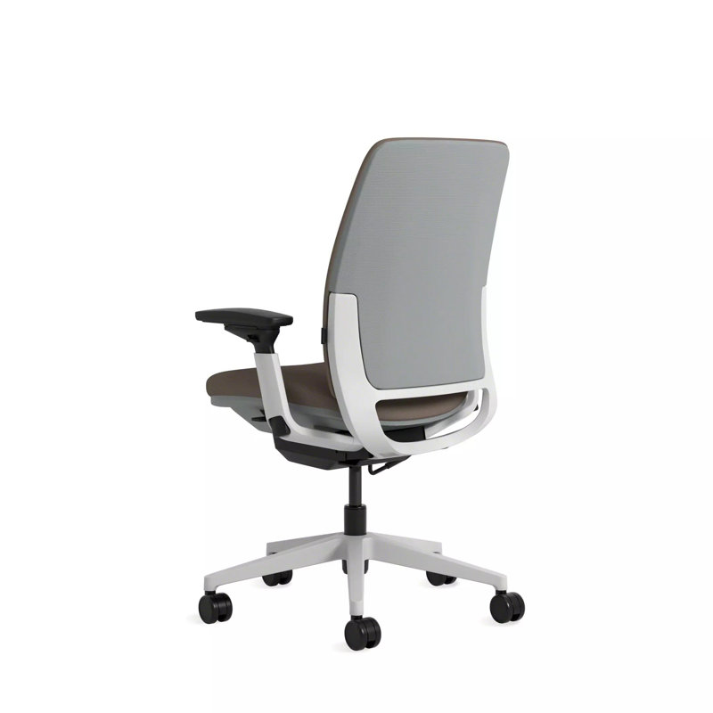 Steelcase Amia Ergonomic Task Chair, Seagull, Hard Floor, Oatmeal
