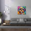  «Wouf Shih Tzu» par Rich Monet, art mural sur toile, 37 po x 37 po