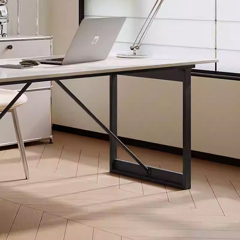 Bureau d'écriture Modern Light, Noir, H 29,52 po x l 62,99 po x P 31,49 po