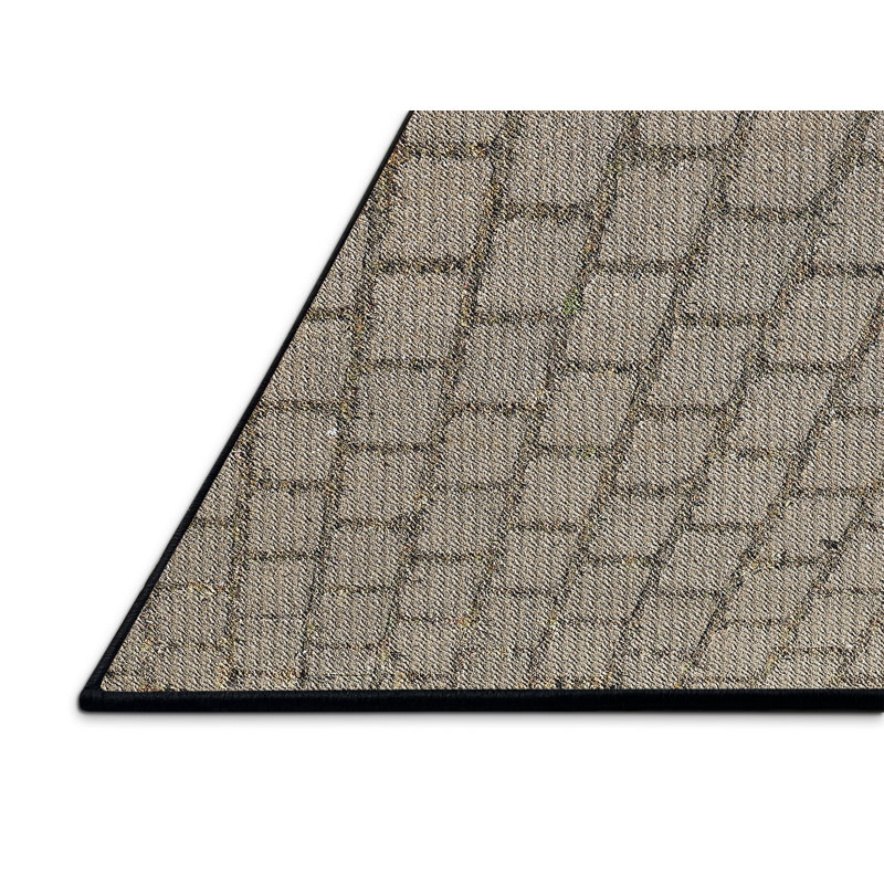 Tapis brun tissé à la machine, Tapis de couloir 2 pi x 5 pi