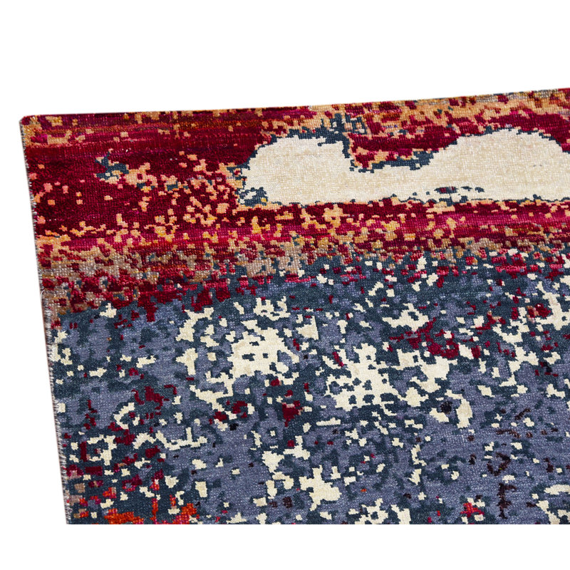 Abstract Area Rug, Rectangle 9' x 12'