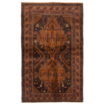 Teimani Brown Rug 3'3" x 5'3"