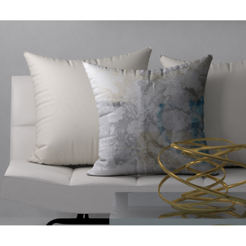 Magnifique housse de coussin carrée séduisante/insert, 18 po x 18 po