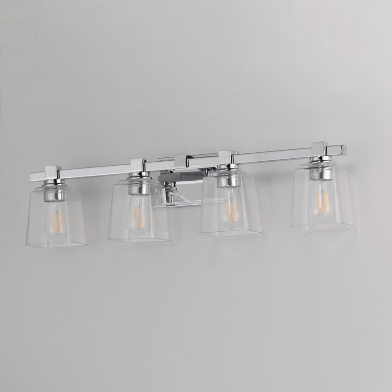 Cubos-Wall Sconce, Polished Chrome