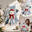 Trousse de couture pour décorations de Noël, suspension de porte matelassée, décorations de Noël