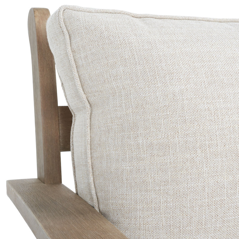 Vergara Outdoor U-Shaped Patio Sectional with Cushions, Beige