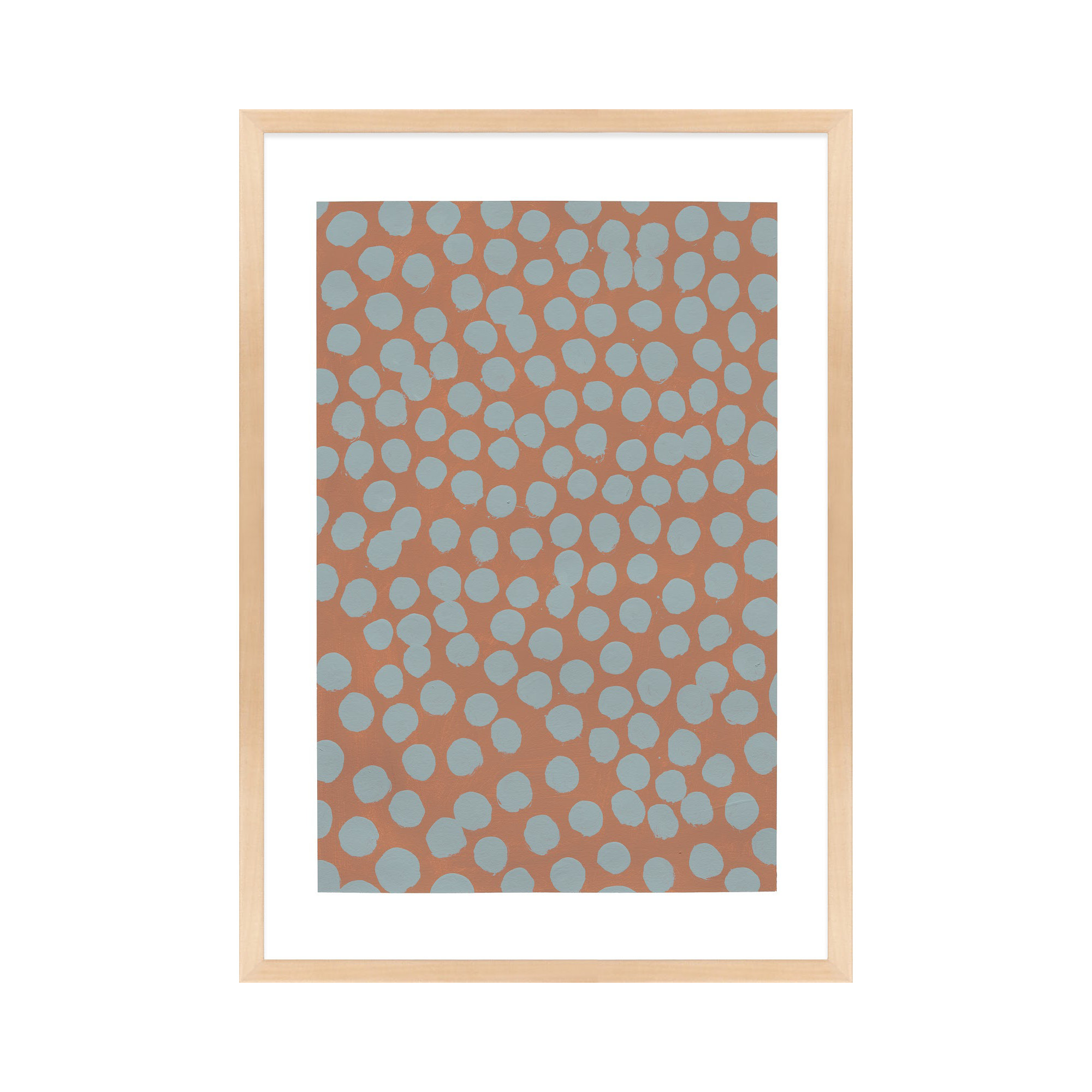 Terra Cotta by Michela Sorrentino, 50" H x 35" W x 1.25" D, Brown