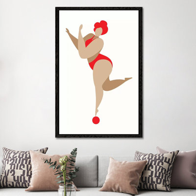 Dancing Queen - Red by Kubistika - Print on Canvas