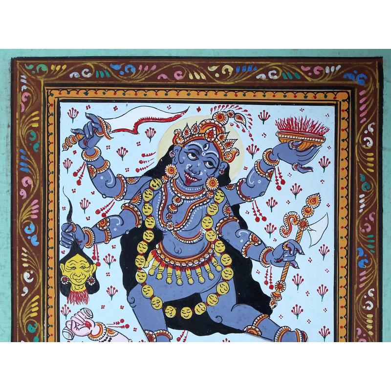 Devi Kali | Paata, peinture de l'Orissa