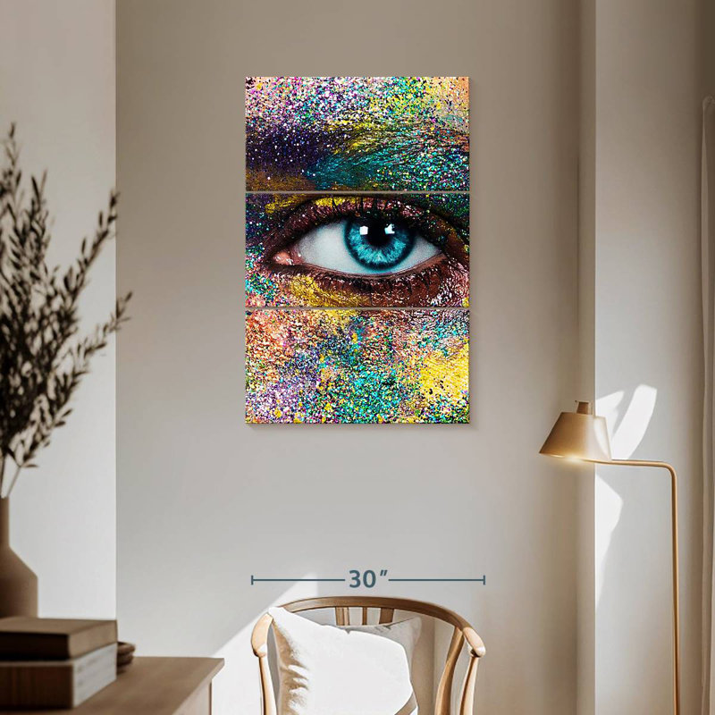 Shuttleworth Creative Glitter Makeup, 57" H x 36" W