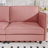 107.8'' Large Size 3 Seater Sofa Couch, L-Shaped Sofas With Movable Ottoman, Arm With Pockets,Modern Fabric Couches-559099678