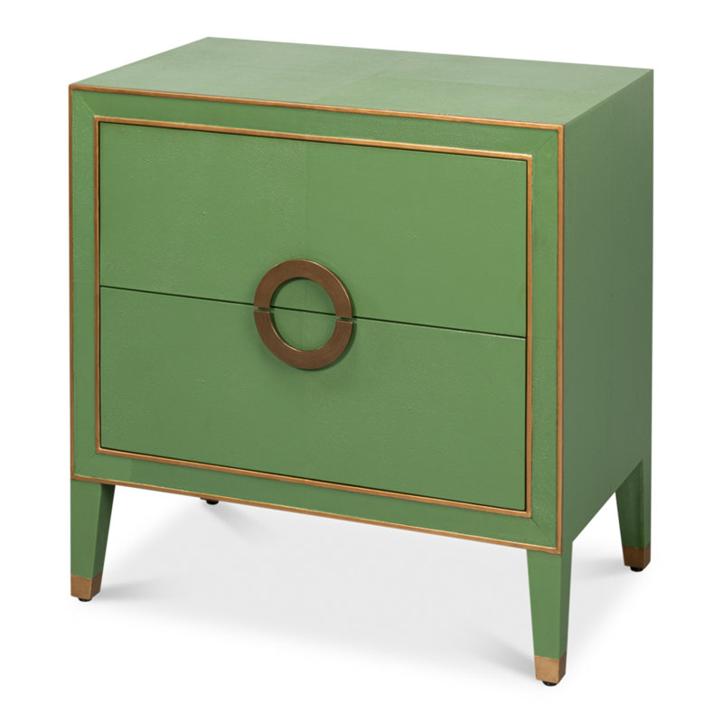 Gabriella 2 - Drawer Nightstand, Watercress Green