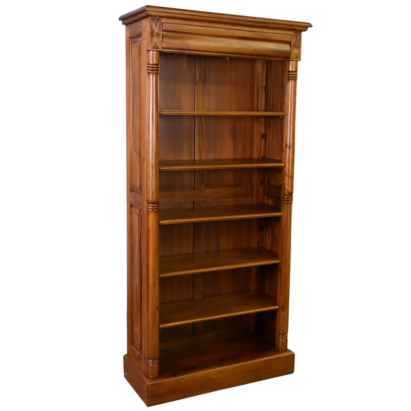 Nijaz Open Bookcase - Light Brown Walnut, Brun clair