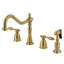 Kingston Brass Tudor Double-Handle Widespread Kitchen Faucet-70851076-11174822