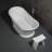 63.4'' x 29.5'' Soaking Resin Bathtub