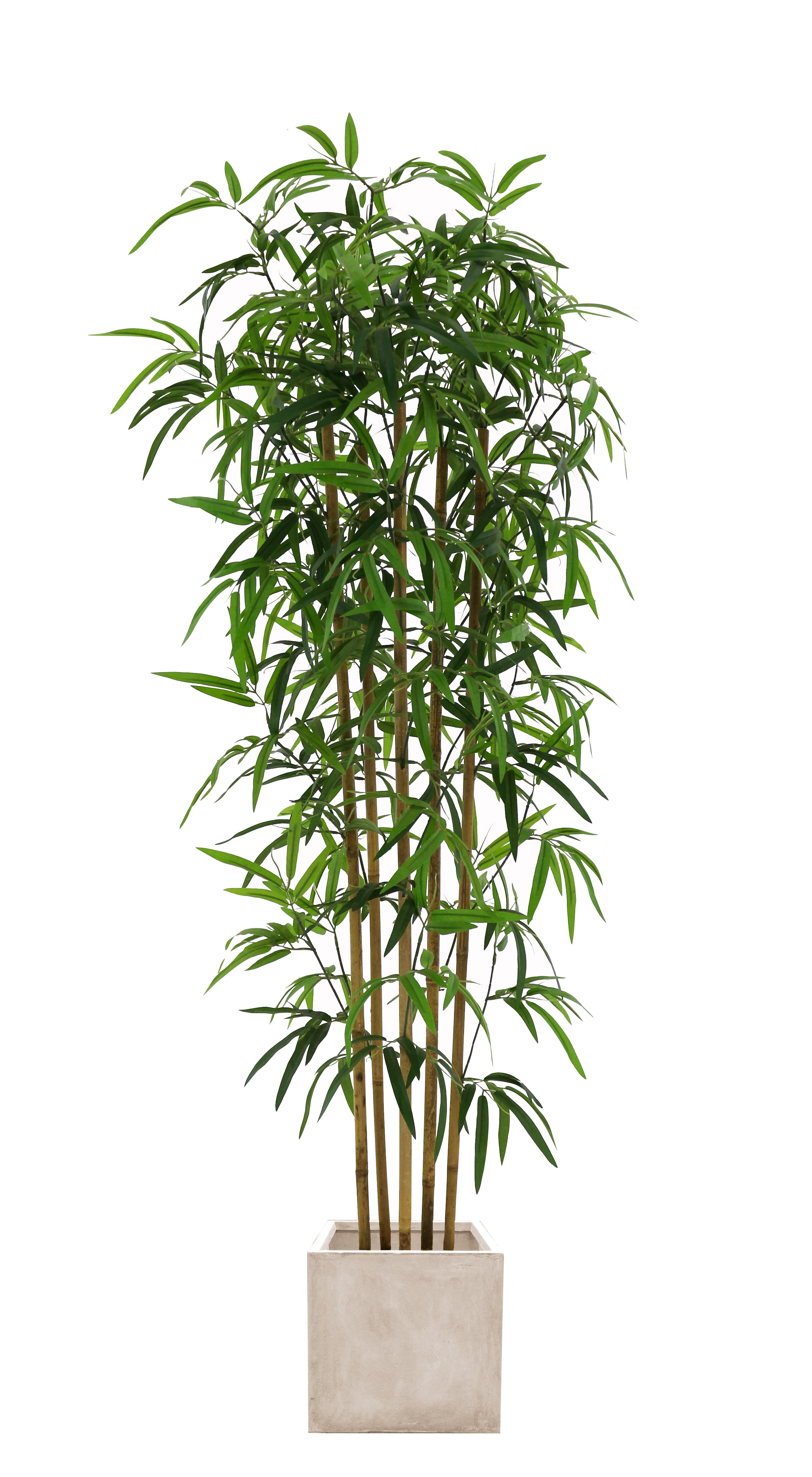 Bambus Boden-Kunstbaum Garten Topf im Living