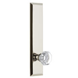 Grandeur Fifth Avenue Tall Plate Single Dummy with Chambord Crystal Door Knob