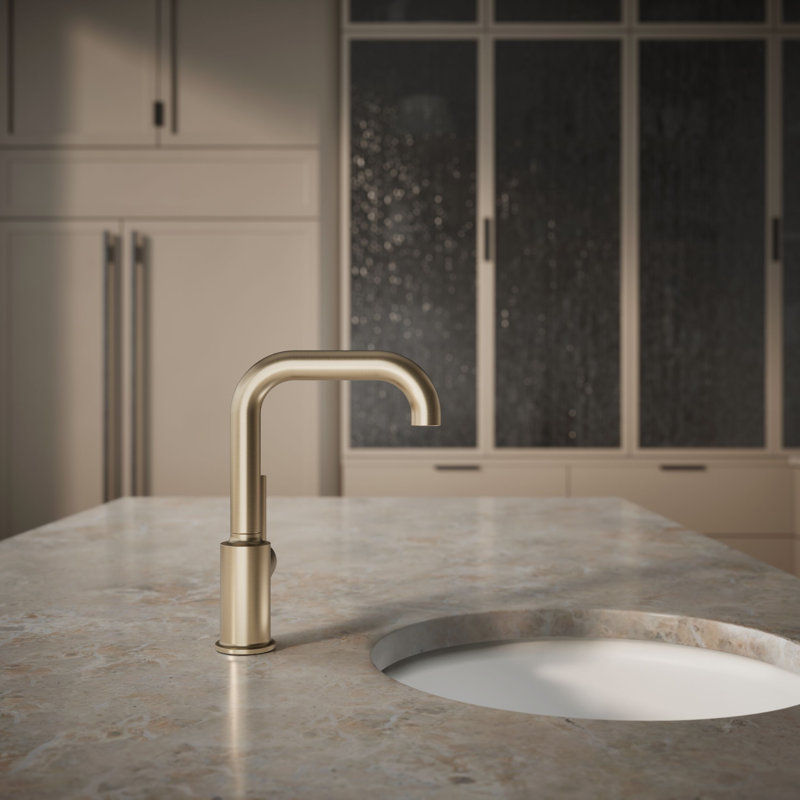 Purist Bar Faucet with Accessories, Brushed Bronze
