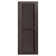 Straight Top Open Louvre Shutters Pair