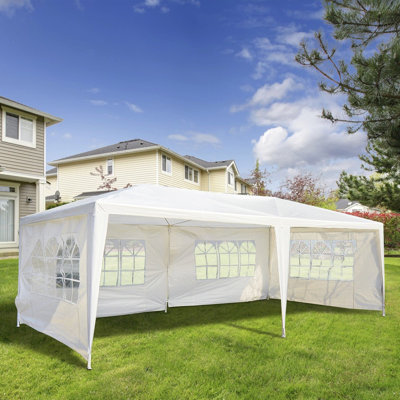 228.2'' W x 115.2'' D Steel Party Tent