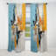 Howerton - Abstract Curtain - Blackout Abstract Curtain - 1 Panels-769715392