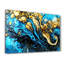 Peinture décorative en verre trempé