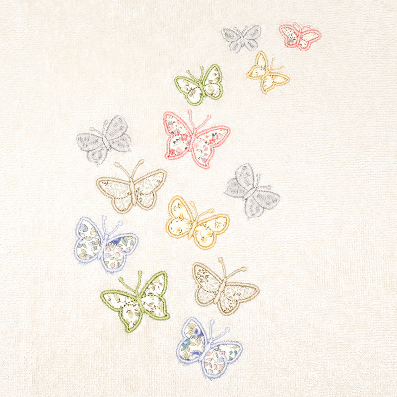 Ensemble de serviettes 100% coton turc, Beige, Ensemble de serviettes 4 pièces