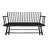 1Pc Casual Farmhouse Relaxed Vintage Spindle Back Bench, Bedroom Bench-154066492