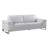 Light Gray Modern Genuine Leather Sofa-33133434