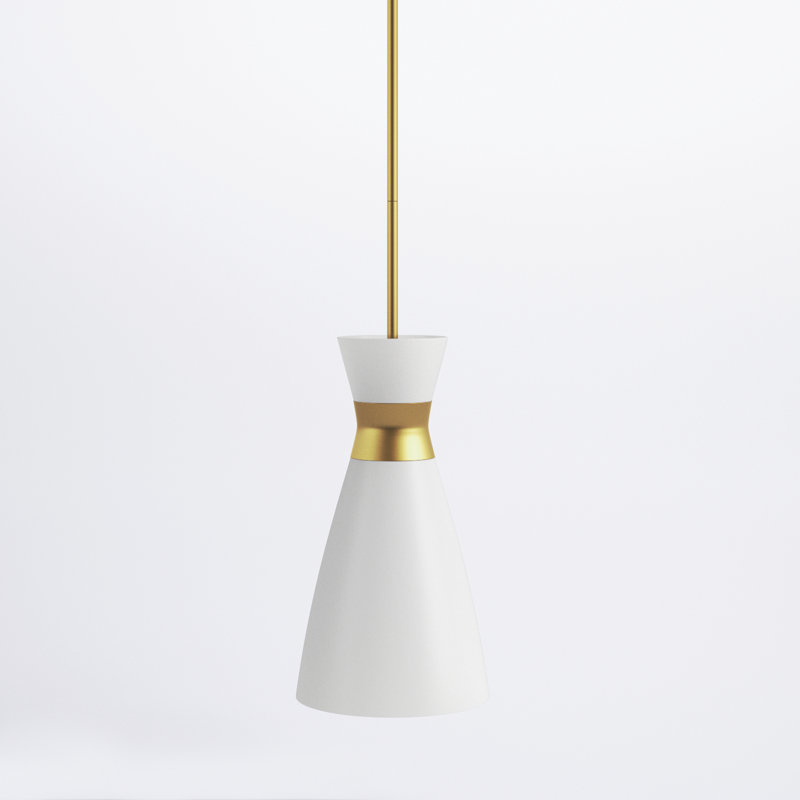 Agata 1 - Light Single Pendant, Burnished Brass