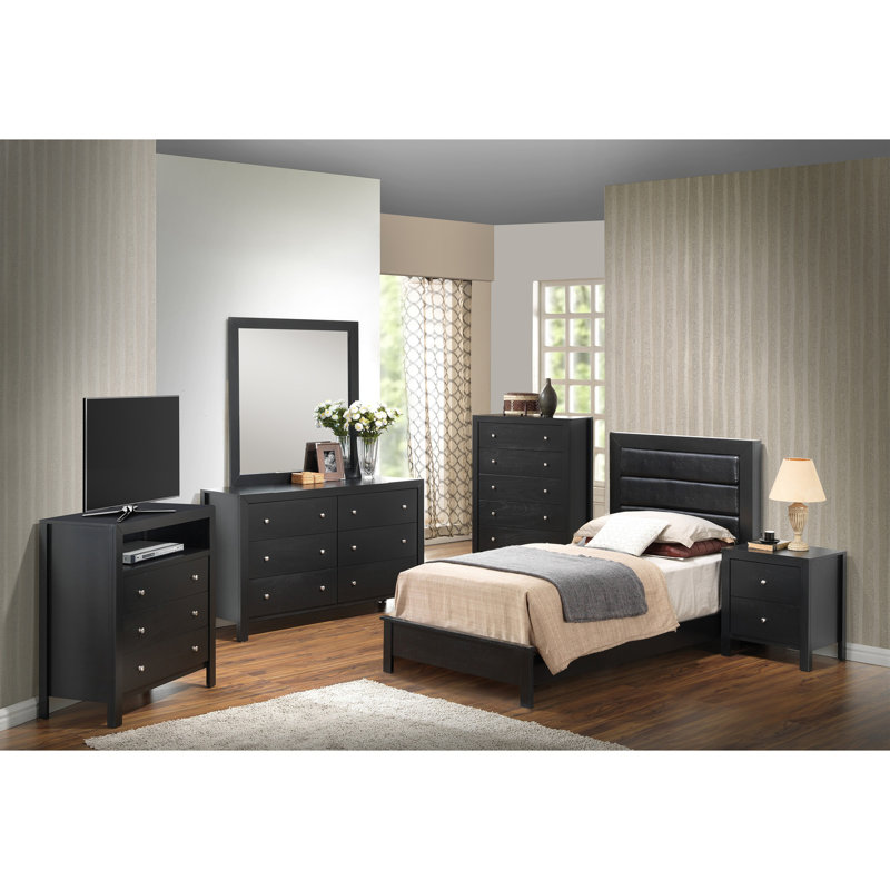 Stylish Transitional Twin Bed