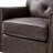 Stratton 31"W Transitional Genuine Leather Swivel Rocker Chair with Tufted Back and Nailhead Trim-1351458632