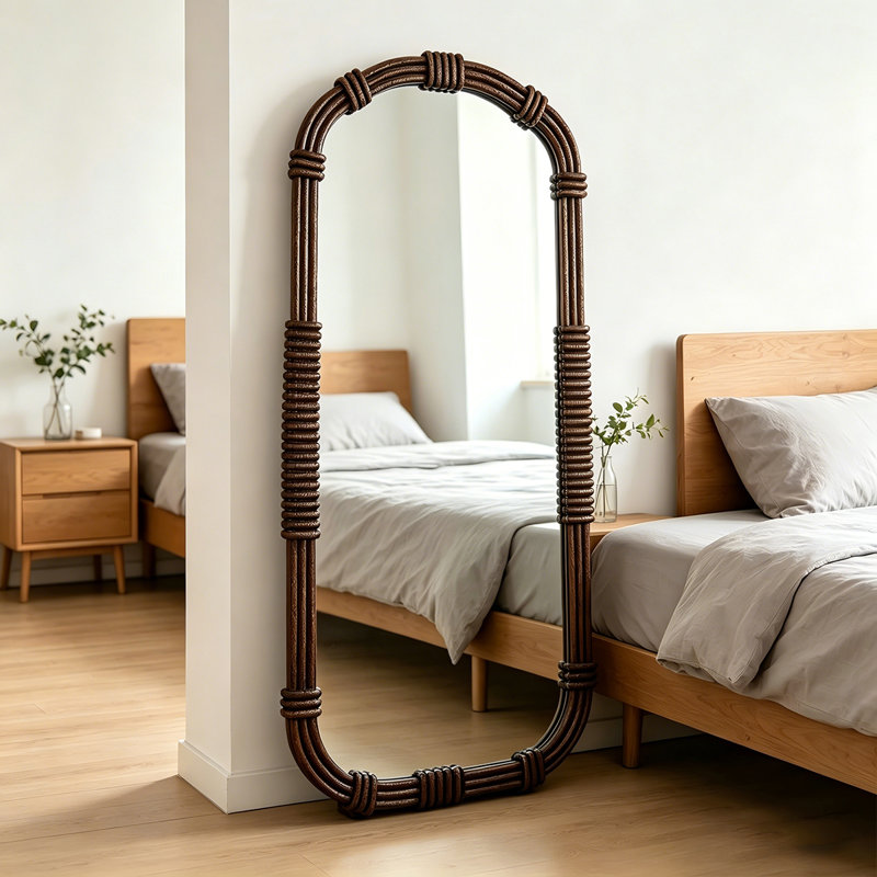 Miroir pleine longueur 70,87 po style américain, 70.87" H x31.5" W x 1.18" D