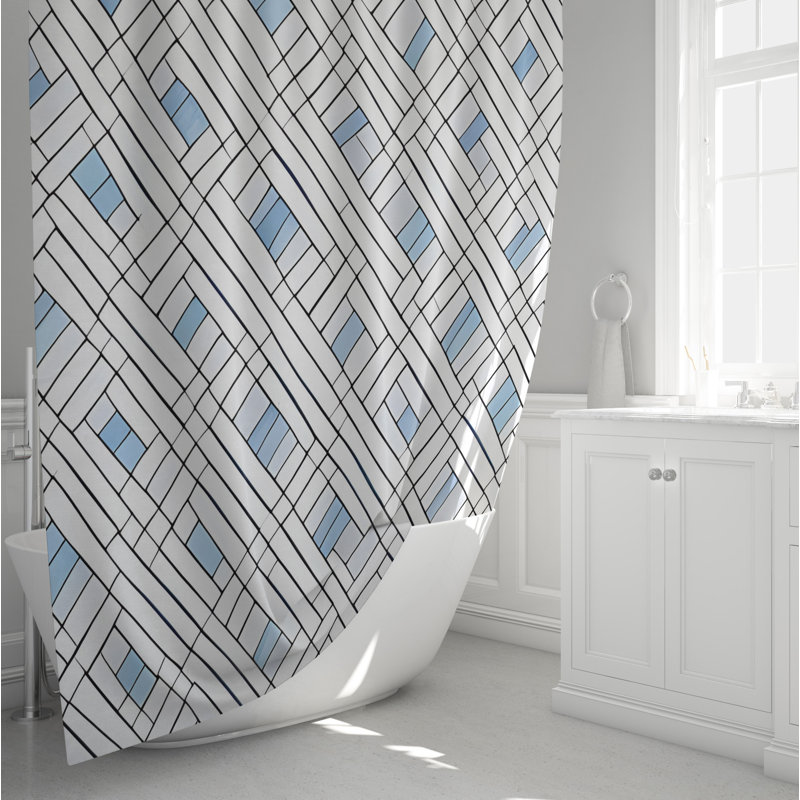Rideau de douche Cristbal, H 72 po x l 70 po