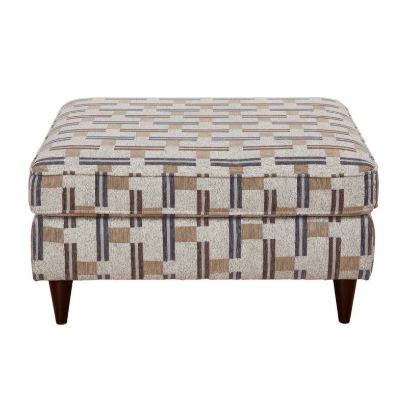 Reena Mundo Mystic Cocktail Ottoman, Mackenzie Mineral Polyester Blend