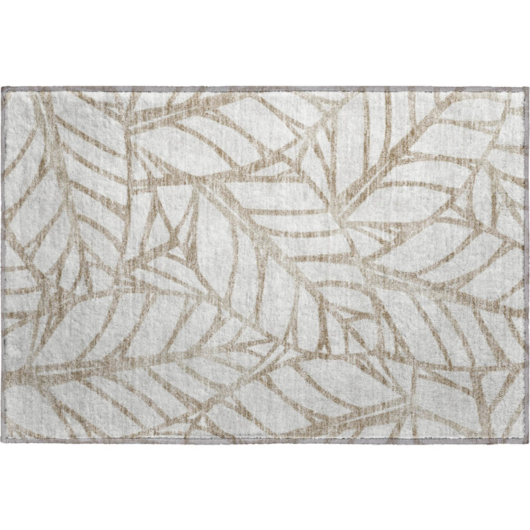 Premium Machine Washable Lisse Beige Rug
