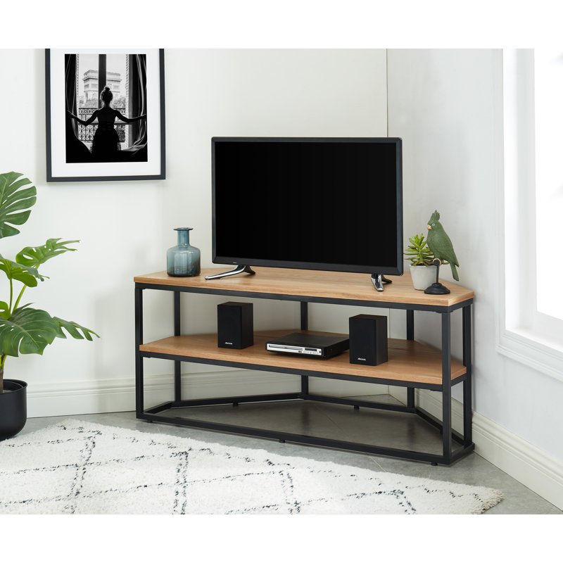 Emerado Unfinished Corner TV Stand for TVs up to 49"