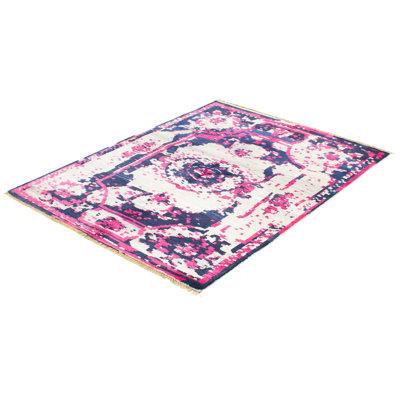 Quincy One-of-a-Kind 5'6" X 7'4" 2010s Viscose Area Rug in