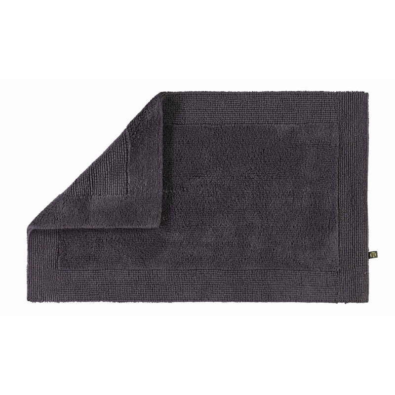 Bath Rug, 45cm W x 60cm L, No, Dark Grey
