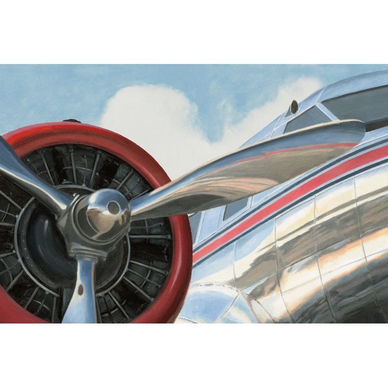 Voyage en avion I No Words, H 20 po x l 30 po x P 1,25 po