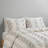 3 Piece Cotton Jacquard Comforter Set Ivory-113361347