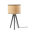 Woven Natural Rattan Shade w. Black Trim