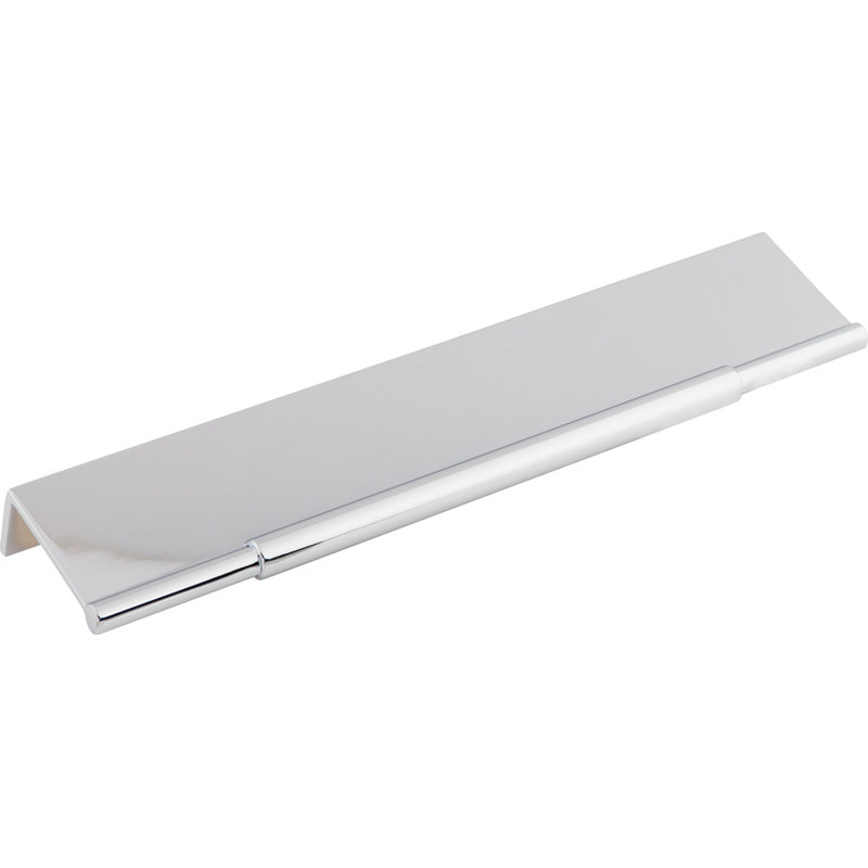 Crestview Finger Pull, Polished Chrome, 6" Center to Center