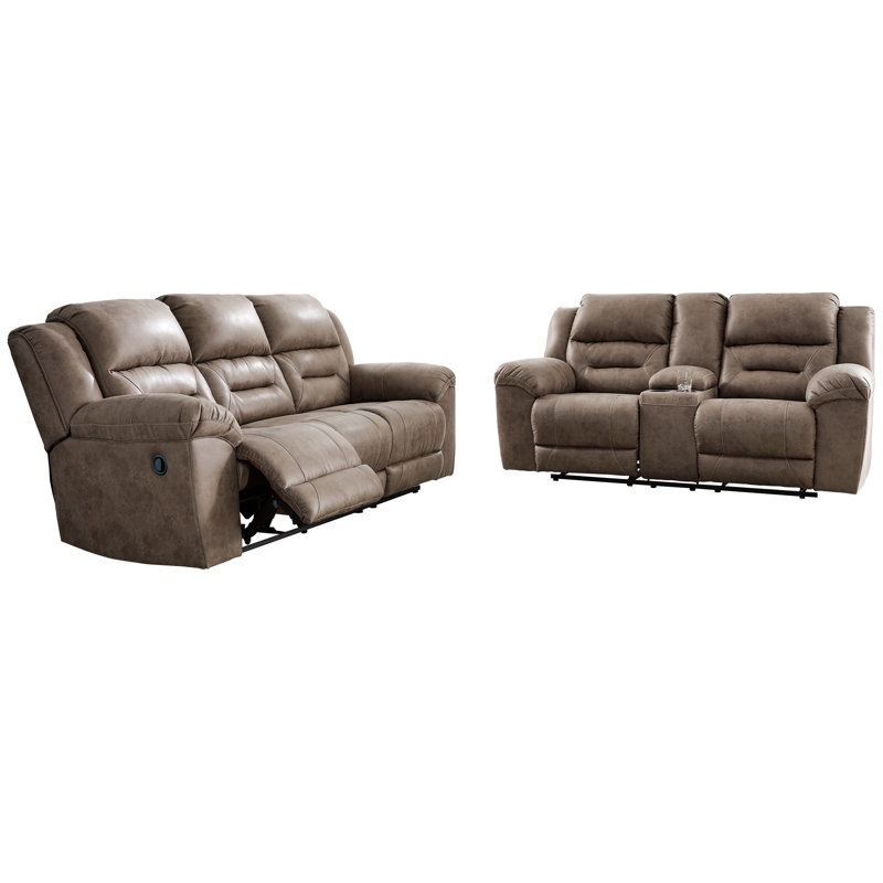 Wausau 2 - Piece Living Room Set, Gray