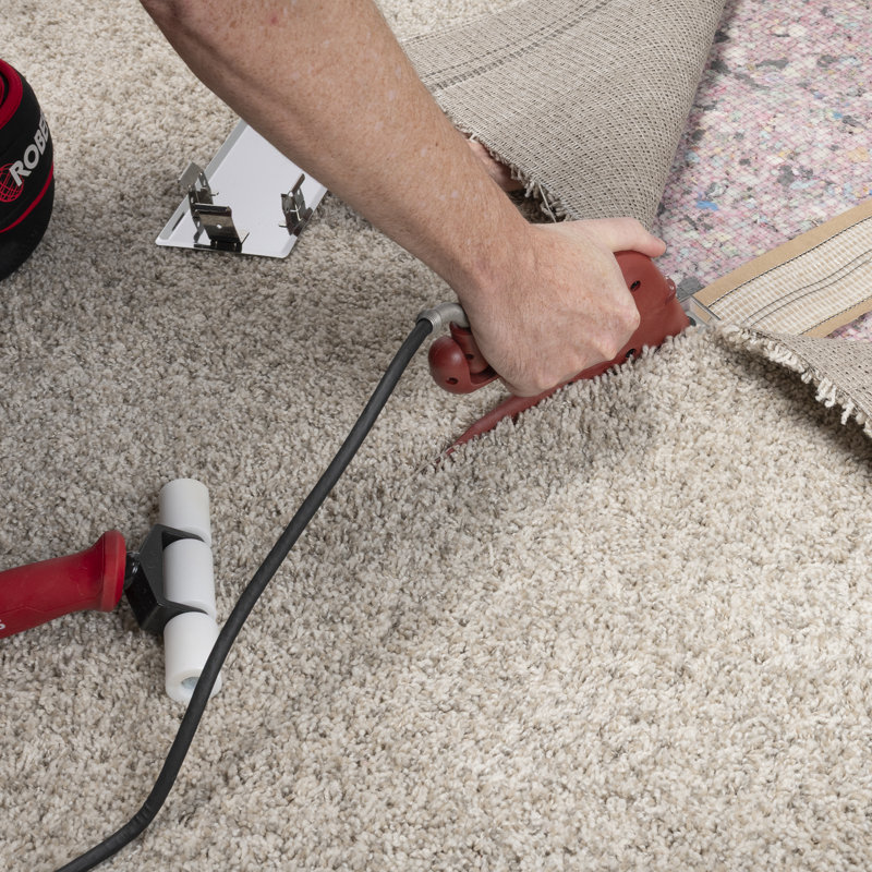 ROBERTS Deluxe Heat Bond Carpet Iron With Non-Stick, Grooved Base