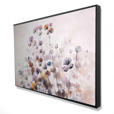 "Fleurs sauvages" sur toile