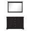 Meuble-lavabo double l 48 po x P 22 po et miroir 46 po Dukes-74091847