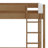 Twin Over Twin Upholstered Bunk Bed Frame With Ladder, Safety Guardrails